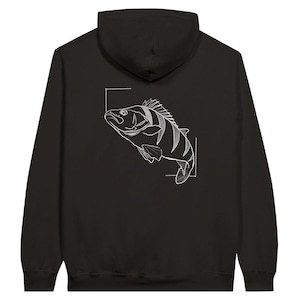 Fishyy Outfit's Classic Perch Hoodie Svart