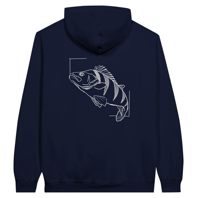 Fishyy Outfit's Classic Perch Hoodie Navy
