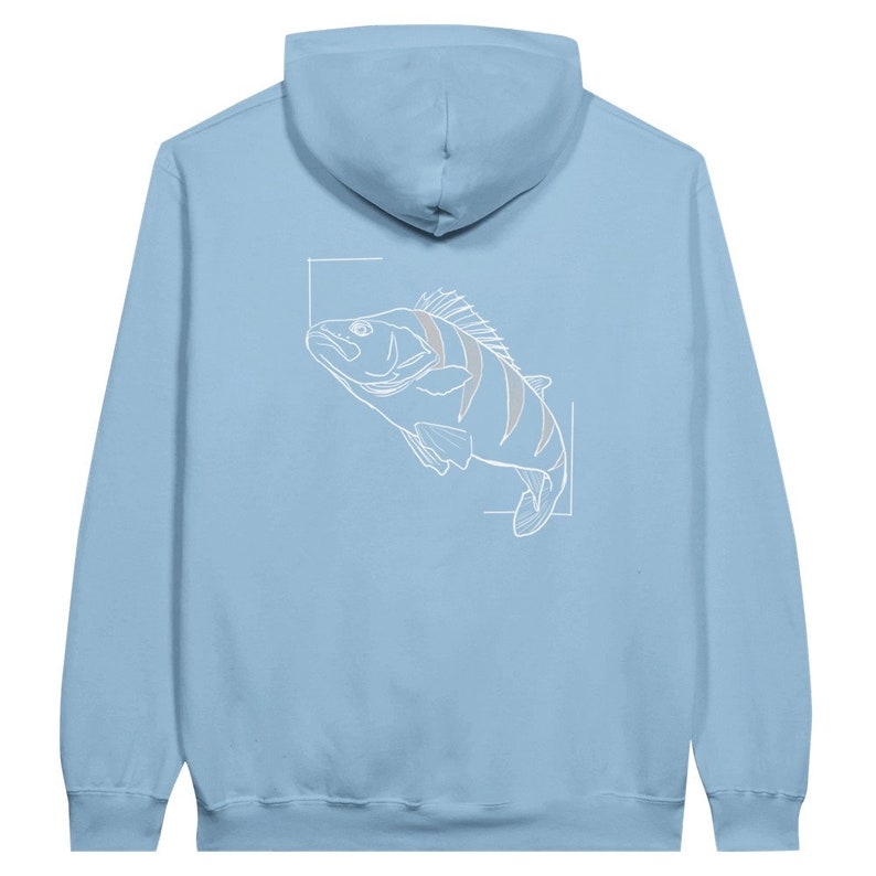 Fishyy Outfit's Classic Perch Hoodie Light Blue