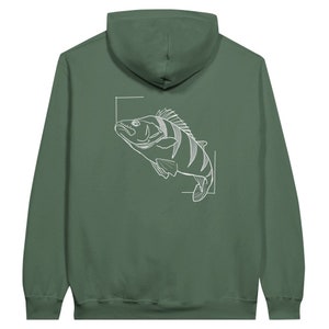 Fishyy Outfit's Classic Perch Hoodie Military Green