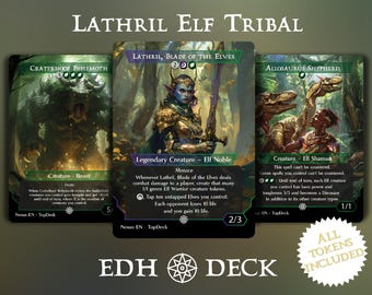 Elves of Deep Shadow Altered Full Art MTG Magic Commander