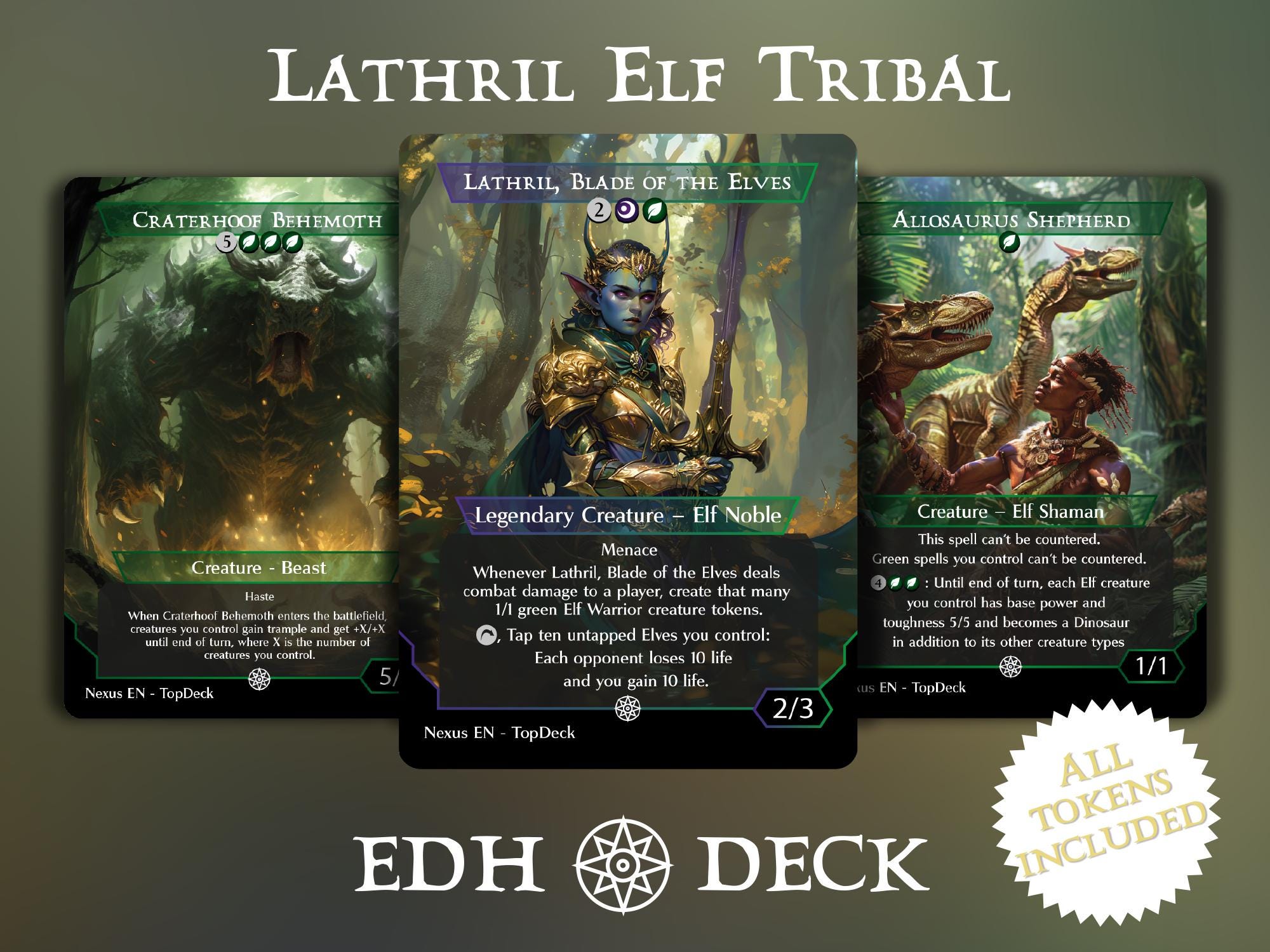 Lathril Blade of the Elves Proxy - Etsy