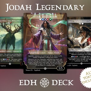 Jodah Legendary - Commander EDH Deck - With Tokens - MTG Full Proxy Deck, Altered Cards cEDH