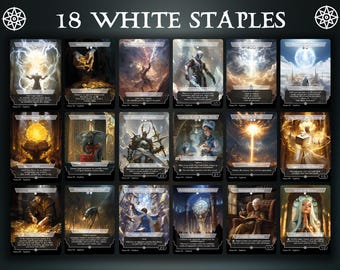 White Staple 18 Cards Bundle - Commander EDH White Staple Pack