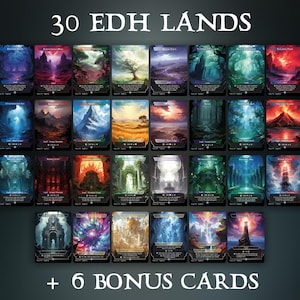 Dual Schock Fetch Lands Bundle + 6 Bonuskarten - Kommandant Land Pack Bundle