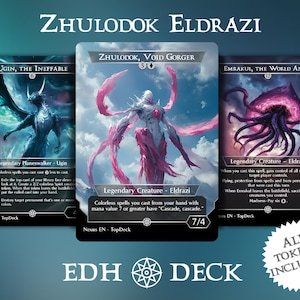 Zhulodok Eldrazi - Commander EDH Deck - With Tokens - MTG Full Proxy Deck, Altered Cards cEDH