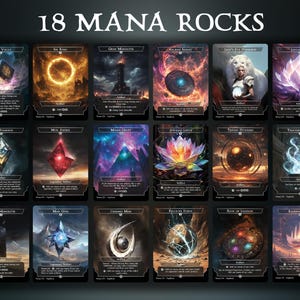 Mana Rocks 18 Karten Bundle - Kommandant EDH Mana Artefakt Pack