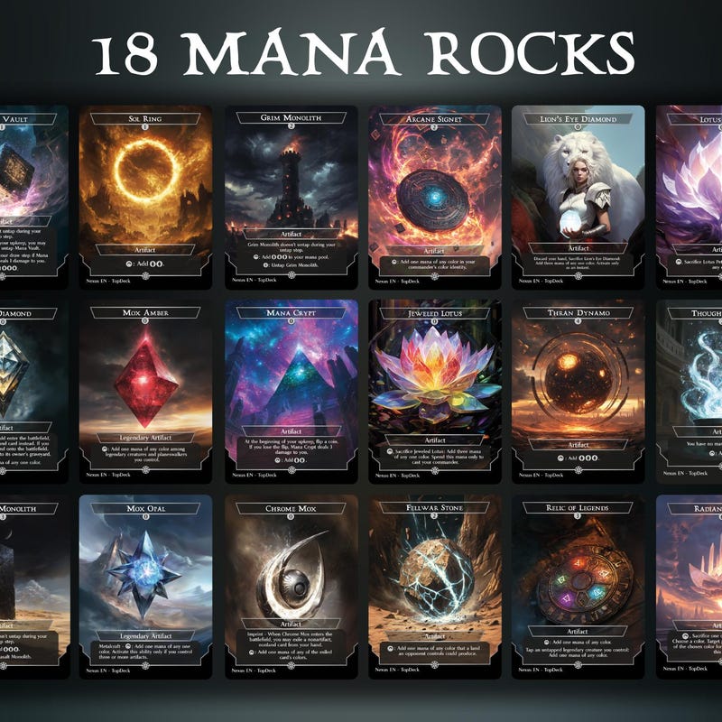 Magic Mana Rock - Etsy