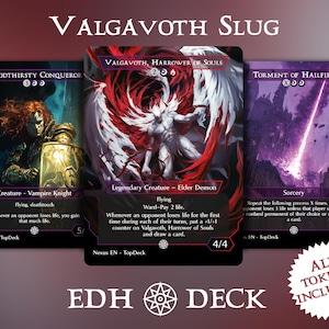 Valgavoth Slug - Mazo Commander EDH - Con fichas - Mazo MTG Full Proxy, cartas modificadas cEDH