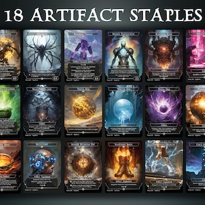 Paquete de 18 cartas básicas de artefacto - Commander EDH Artifact Staple Pack
