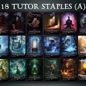 Paquete de 18 cartas Tutor Staples (A) - Paquete proxy Commander EDH