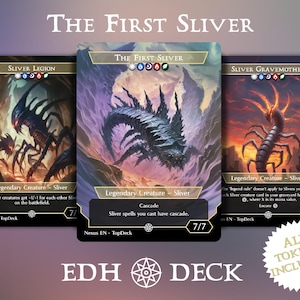 El Primer Fragmento - Baraja EDH de Commander - Con Fichas - Baraja MTG Proxy Completa, Cartas Modificadas