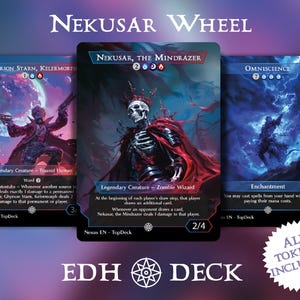 Rueda de Nekusar - Mazo Commander EDH - Con fichas - Mazo MTG Full Proxy, cartas modificadas cEDH
