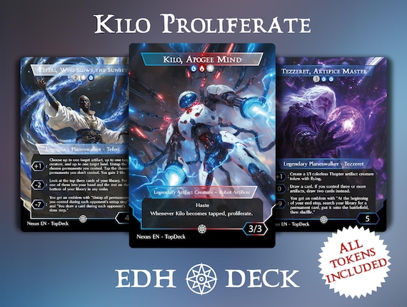 Kilo Proliferate - Commander EDH Deck - With Tokens - MTG Full