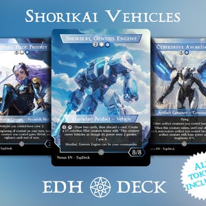 Vehículos Shorikai - Mazo Commander EDH - Con fichas - Mazo MTG Proxy completo, Cartas modificadas cEDH