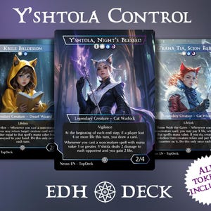 Y'shtola Control - Commander EDH Deck - Met Tokens - MTG Full Proxy Deck, Altered Cards cEDH