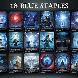 Kommandant EDH Blue Heftklammer Pack 18 Karten Bundle