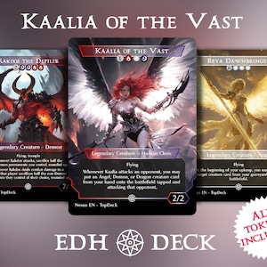 Kaalia de la Vasta - Mazo Commander EDH - Con fichas - Mazo MTG Proxy completo, Cartas modificadas cEDH