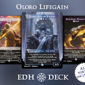 Oloro Lifegain - Mazo Commander EDH - Con fichas - Mazo MTG Full Proxy, cartas modificadas cEDH