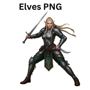 Cartoon Clipart Elves Bundle