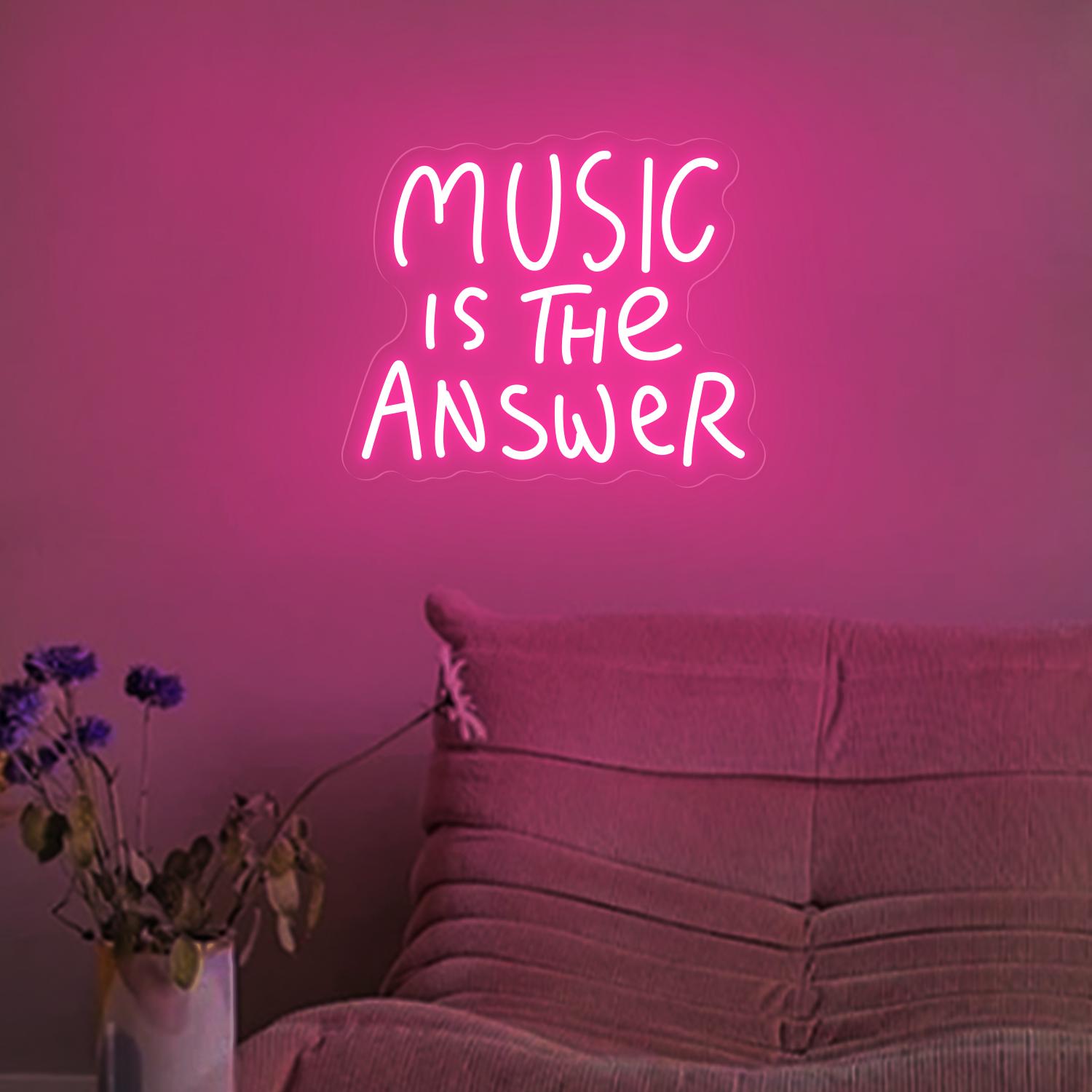 Insegna Al Neon Decorativa Per Musica Dal Vivo Luce Al Neon Per Bar Insegna Al Neon A LED Per Studio Di Musica Dal Vivo Per La Decorazione Del Soggiorno E Della Camera - 9