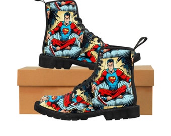 Superman Women's Canvas Boots