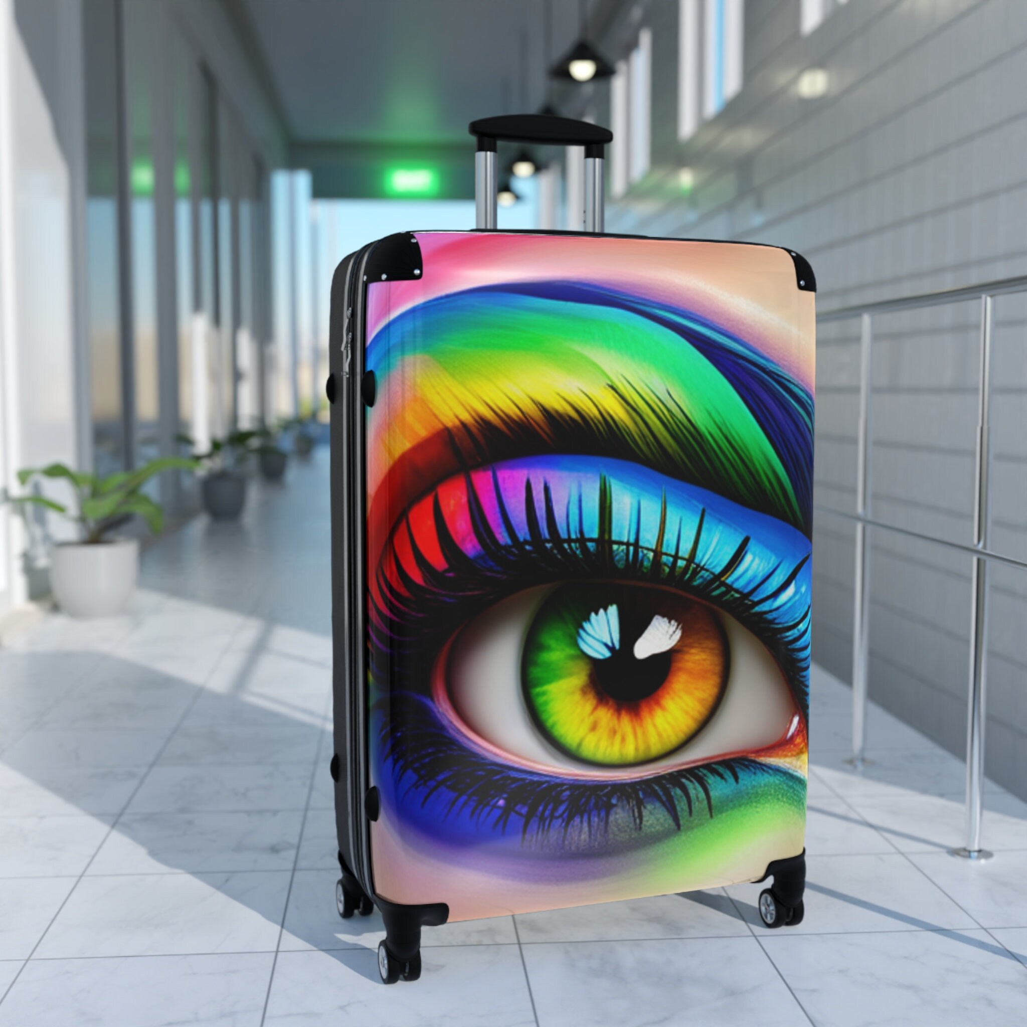 Eyes Suitcase, Travel Suitcase