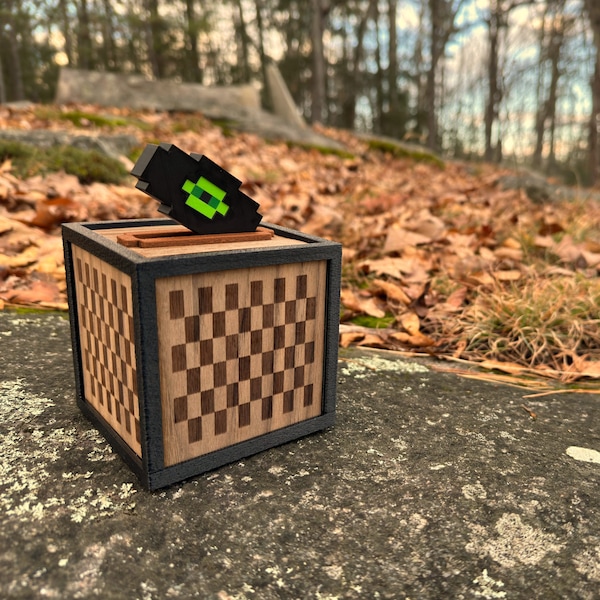 Jukebox Mini Bluetooth Lautsprecher, aus echtem Holz