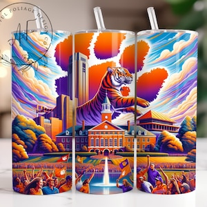 Tigers 20 oz Skinny Tumbler Wrap Designs Sublimation Design Digital Download PNG Instant DIGITAL only. Tiger Wrap