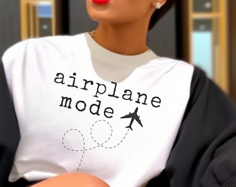 Camiseta Modo Avión: Regalo de viaje para aventureros