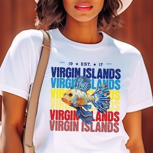 Virgin Islands Graphic T-Shirt: USVI Family Vacation Tee