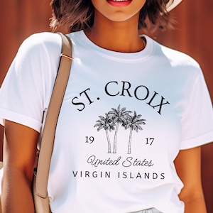 St. Croix VI T-Shirt, Saint Croix US Virgin Islands T-shirt, St Croix Beach T-Shirt, St Croix Gift