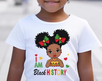Camiseta infantil de historia afroamericana: camiseta juvenil