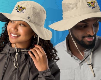 Virgin Islands Booney Outdoor Sun Protection Hat, Summer Hat, USVI Gift, VI Souvenir