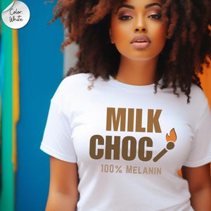 Koszulka Afroamerykańska, Prezent dla Niej, Koszulka Damska Czarna, Koszulka Afrocentryczna, Koszulka Brown Sugar, Koszulka Melanin, Czarna, Koszulka Czarna Dziewczyna Magic