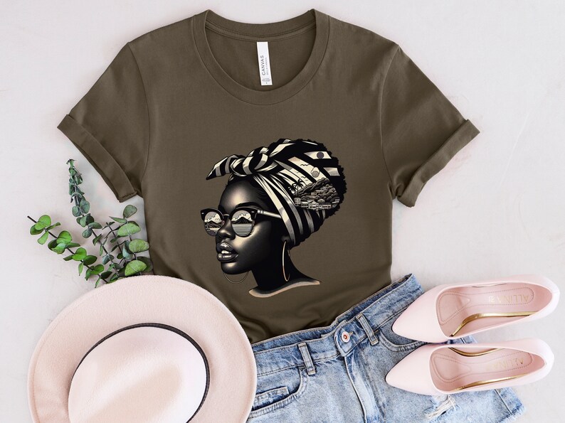 Caribbean Island Headwrap Tshirt Island Headwrap Shirt Island Head