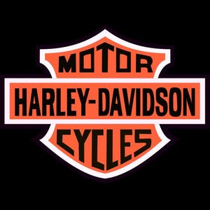 logo vectoriel Harley Davidson pour découpe et gravure laser sur bois, verre, métal, cuir