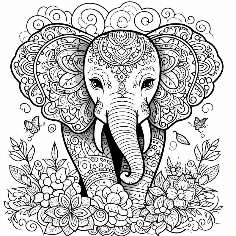 20 High-quality Coloring Pages of Fantasy World Mandala Style ...