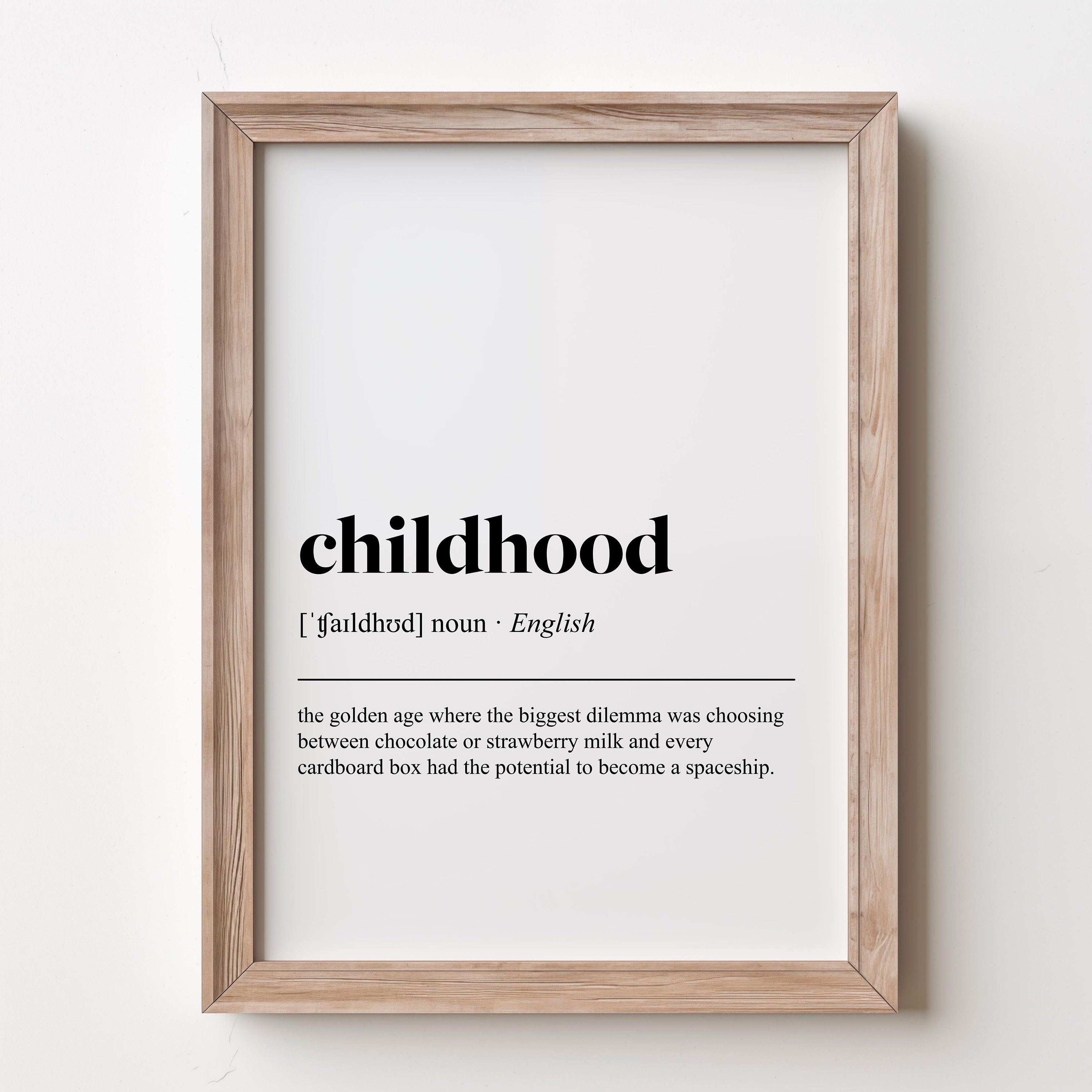 CHILDHOOD DEFINITION MEANING visual data 5