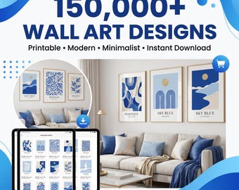150000 Printable Wall Art Bundle Digital Download Prints Home Decor Posters | Instant Download | Modern Minimalist Art Set