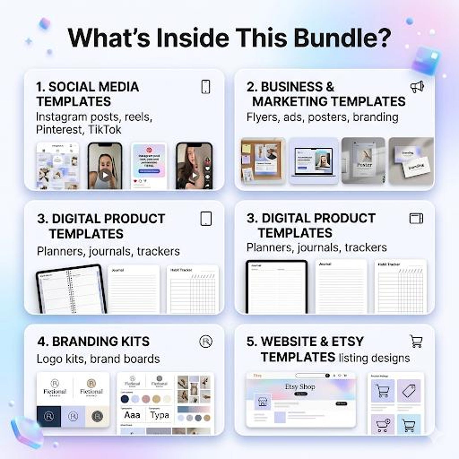 20,000+ Canva Templates Bundle With PLR MRR | Editable Social Media ...