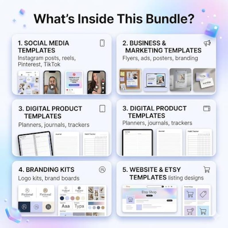 20,000+ Canva Templates Bundle With PLR MRR | Editable Social Media ...
