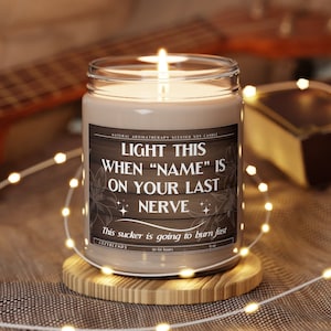 Custom Daughter in law gifts, Last Nerve Candle, Funny Daughter in Law Wedding Gift, Future Daughter in Law Gift, Bridal Shower Gifts