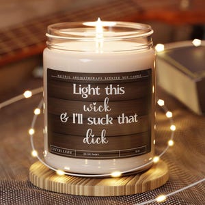 Funny Gifts for Him, Adult Humor, BJ Candle, Boyfriend Gift, Gift for Husband, Funny Candles for Boyfriend Birthday Gift Valentines Gift