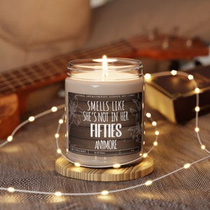 60th Birthday Gift Funny Candle Sixtieth Birthday Gift for Her Sixties Era Sixty Years Old Turning 60 image 4