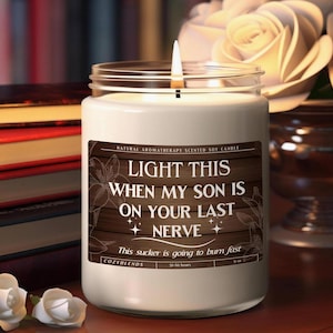 Daughter in law gifts, Funny Daughter in Law Wedding Gift, Future Daughter in Law Gift, Bridal shower gift for daughter in law Funny Candles