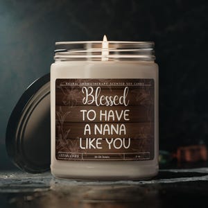 Nana Gifts, Grandma Candle, Birthday Candle, New Nana Gifts, Best Grandmother Gift Candle, Nana Candle, Gift from Grandkids Bild 2