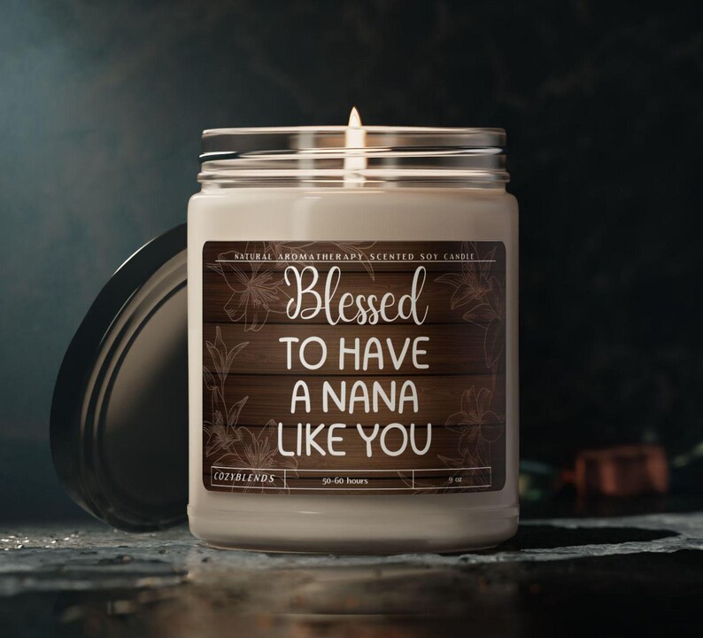 Nana Gifts, Grandma Candle, Birthday Candle, New Nana Gifts, Best Grandmother Gift Candle, Nana Candle, Gift from Grandkids Bild 2