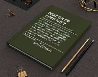 Regalo de despedida para un compañero de trabajo, diario personalizado para marcar la diferencia, diario para líderes, regalo para mentores, regalos de agradecimiento para supervisores.