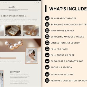 Jewelry Shopify Theme 2.0, Jewelry theme, luxury shopify template, shopify, elegant shopify theme, clean shopify theme, luxury web design, clean shopify design